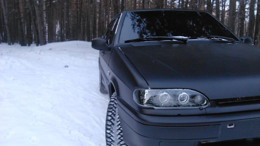 ВАЗ 2114 черная матовая