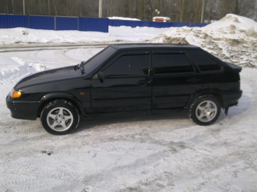 Лада ВАЗ 2114 черная тонированная