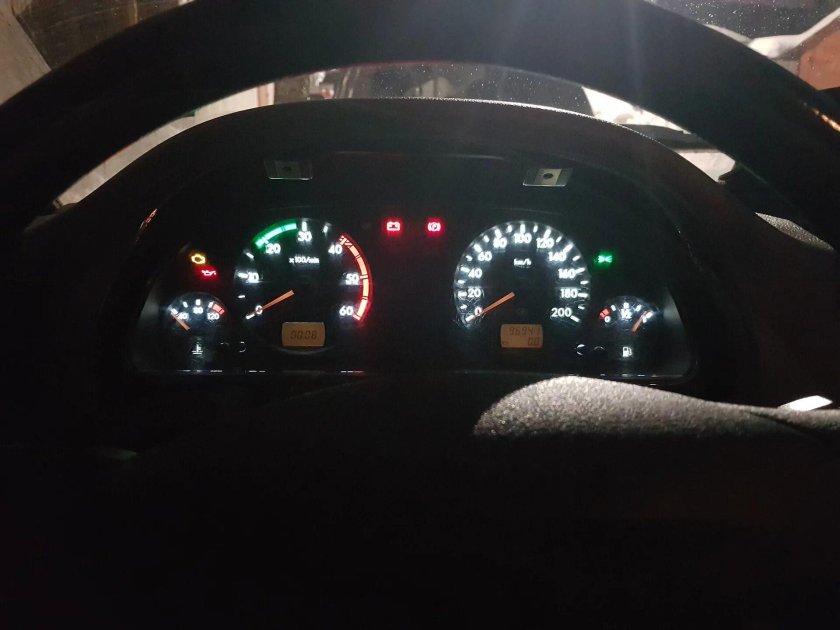 Пересвет приборка УАЗ Патриот 2006