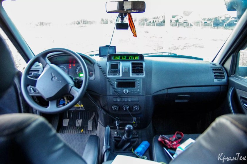 Панель управления УАЗ Патриот 2015 года