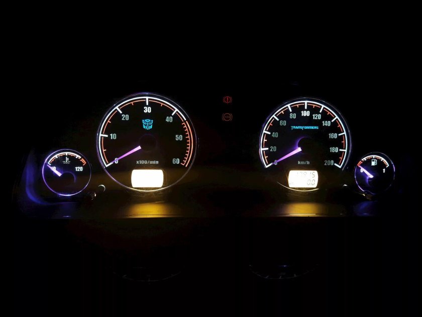 Пересвет панели приборов УАЗ Патриот