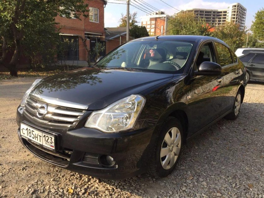 Nissan Almera 2014 черный
