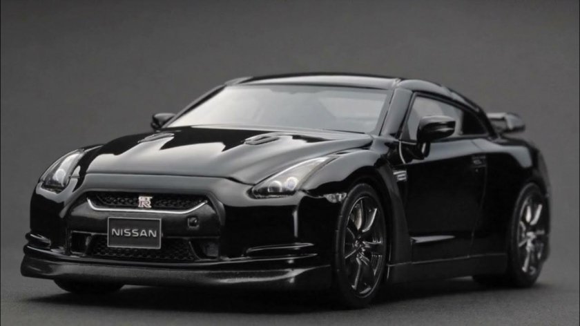 Nissan GTR r35 черный