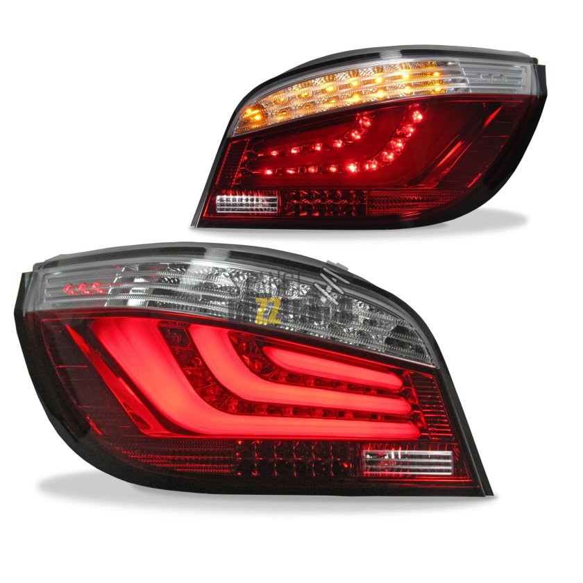 BMW e60 свет задних фонарей