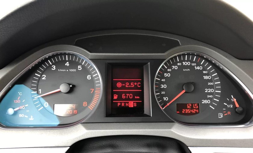 Audi a6 c6 приборная панель