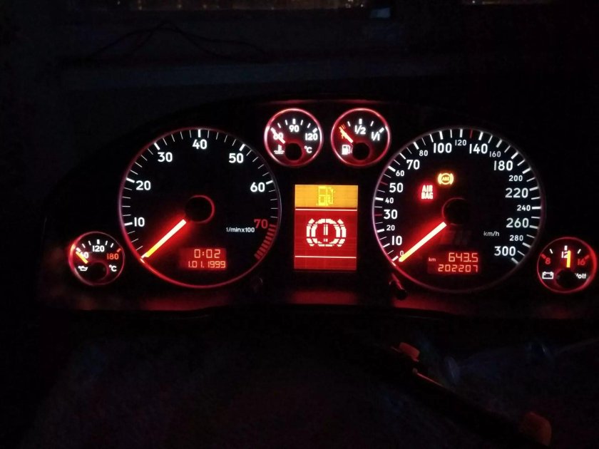 Приборная панель Ауди а6 с5