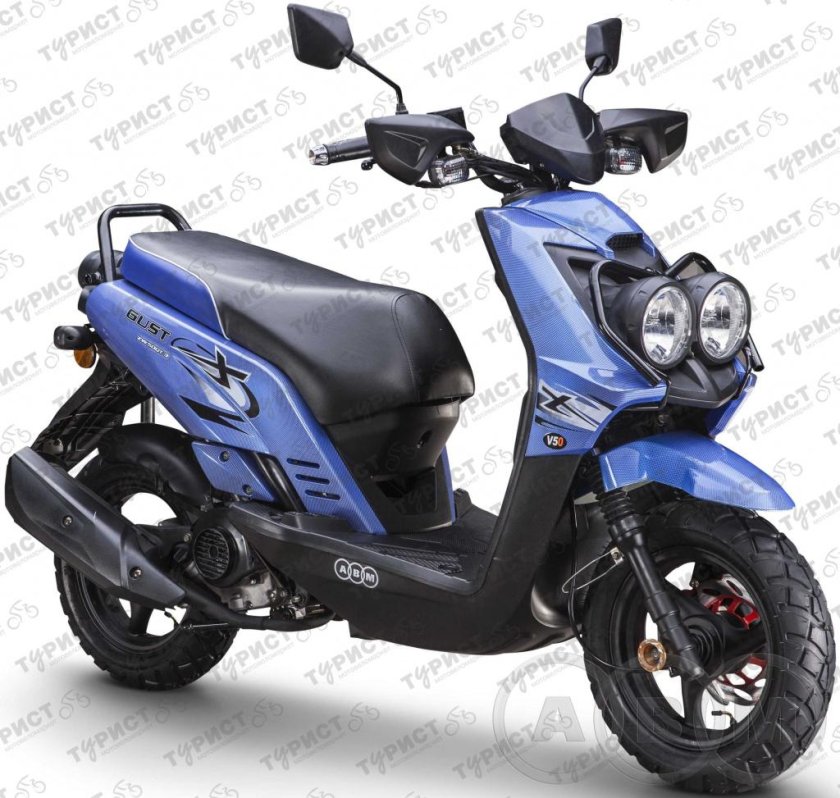 Скутер ABM gust 50 50сс 4т