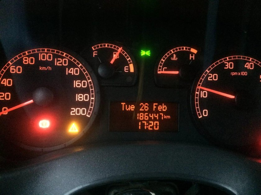 Приборная панель Fiat Doblo