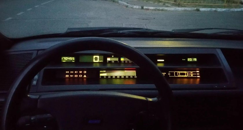 Fiat Tempra, 1991 приборная панель