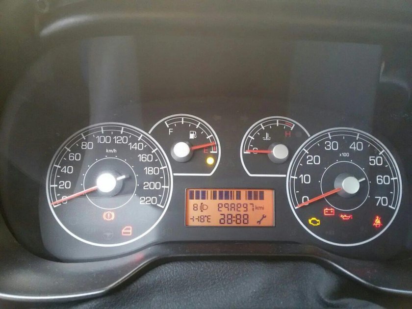 Приборной панели Fiat punto 2