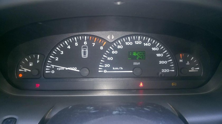 Фиат уна приборка