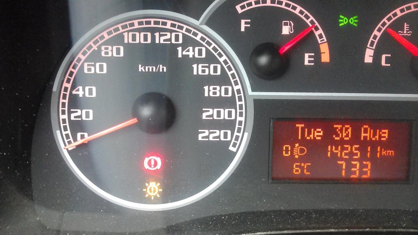 Лампочка иммобилайзера на Фиат Альбеа 2008