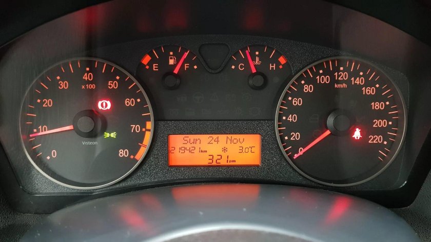 Стило Фиат панель приборов