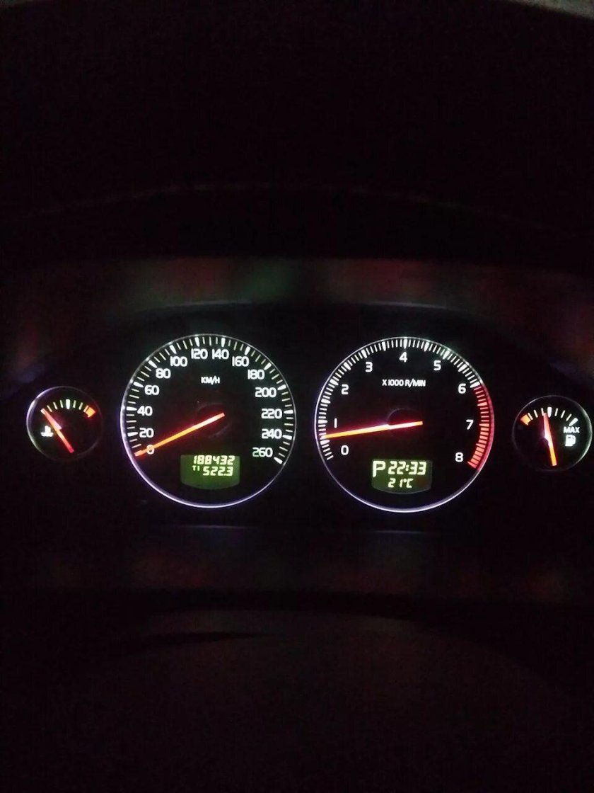 Подсветка приборов Вольво s60