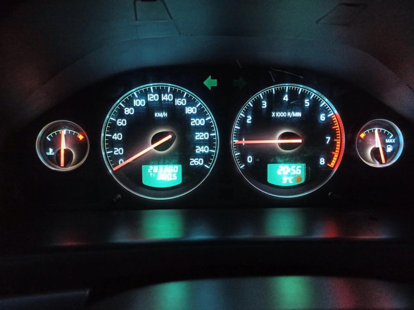 Приборная панель Вольво s80