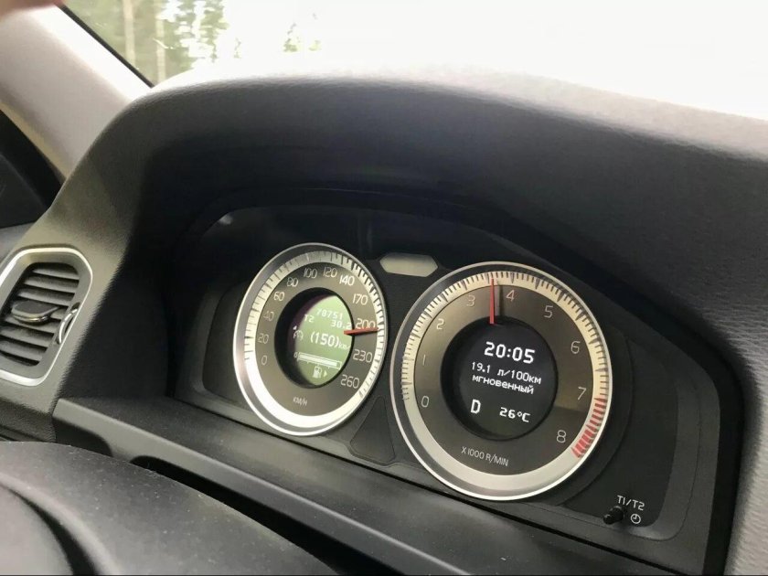 Приборка Volvo s60 2012