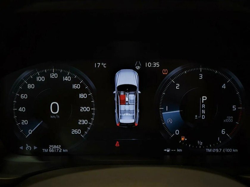 Volvo приборная панель s90