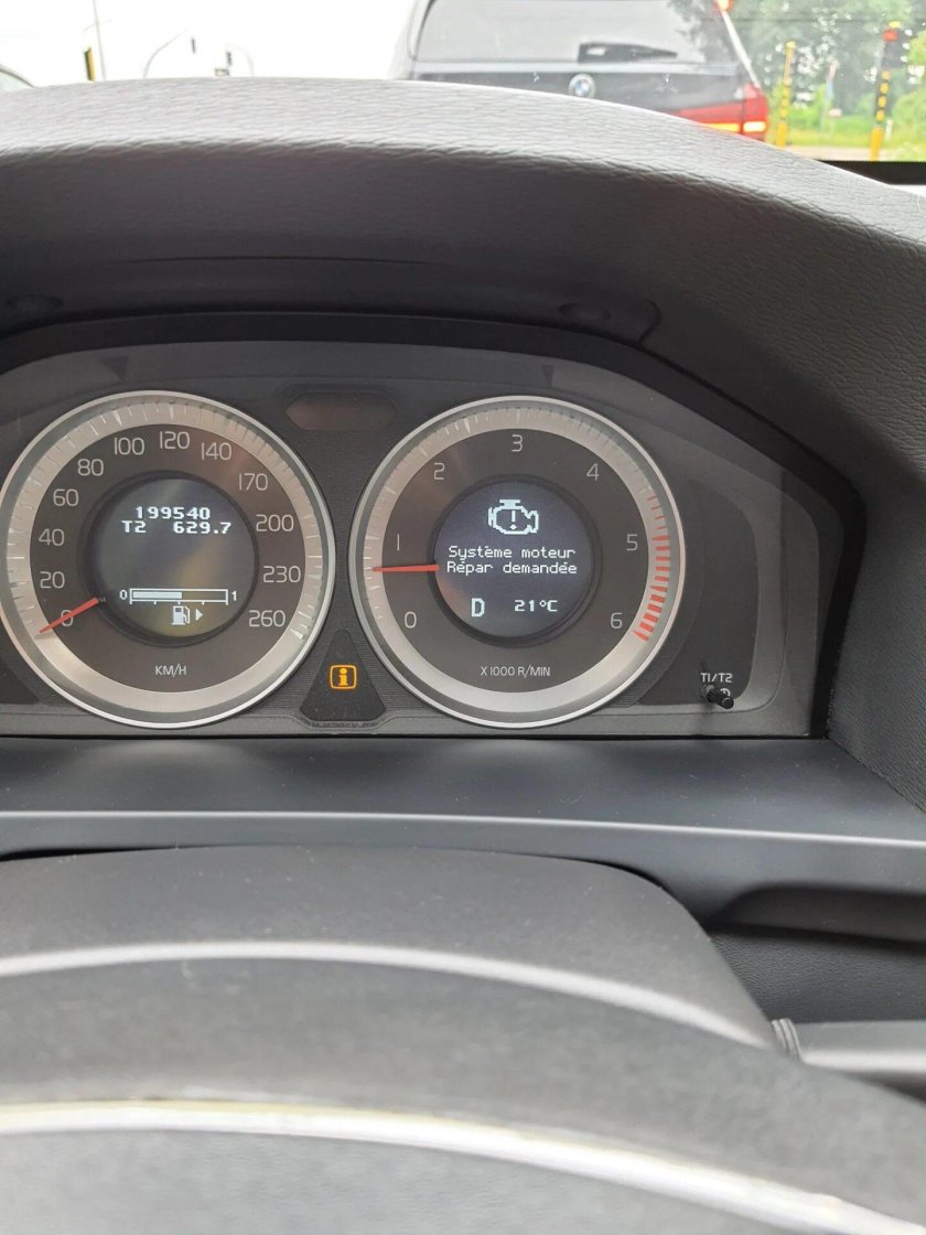 P268312 ошибка Volvo s60