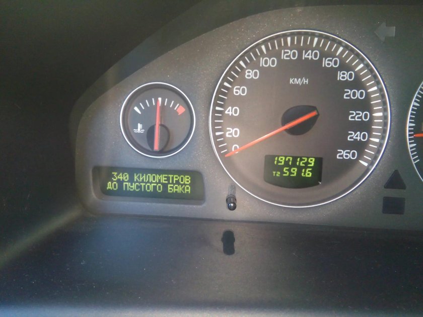 Приборка Вольво s60 1