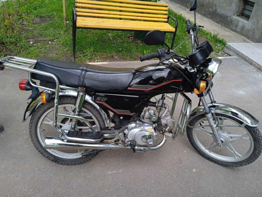 Мопед альфа новый