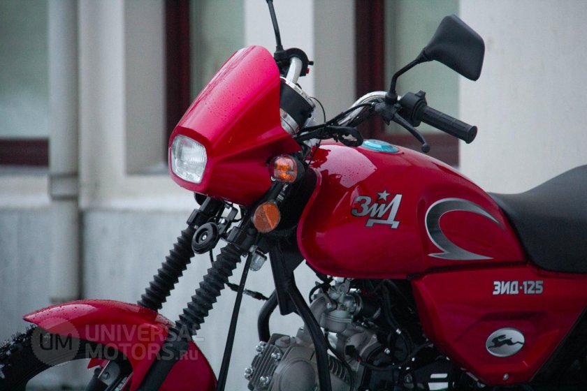 Мотоцикл ЗИД 125 красный