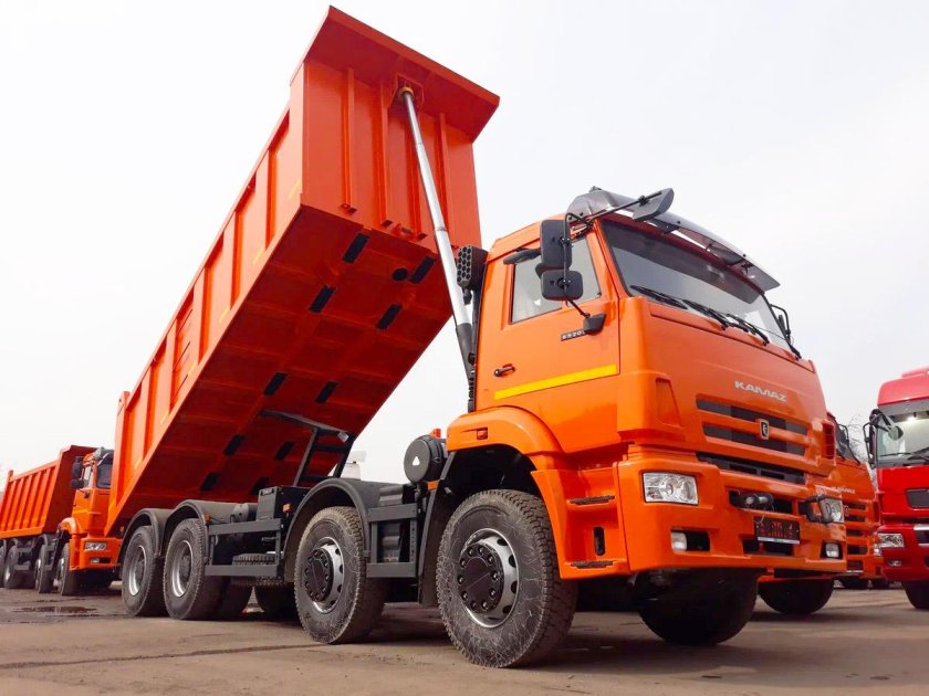 КАМАЗ четырехосный самосвал 65201