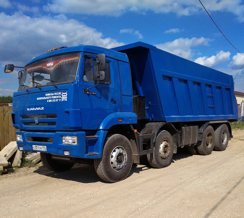КАМАЗ четырехосный самосвал 65201