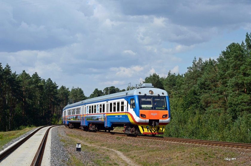 Дизель поезд Белоруссия