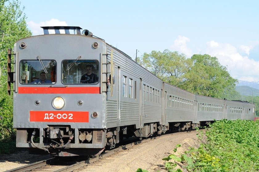 Дизель поезд д2 Сахалин