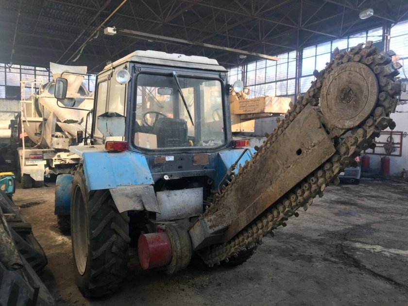 Экскаватор траншейный цепной этц-1609