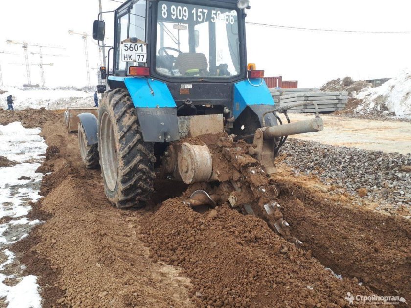 Траншеекопатель «МТЗ ЭТЦ-1609»