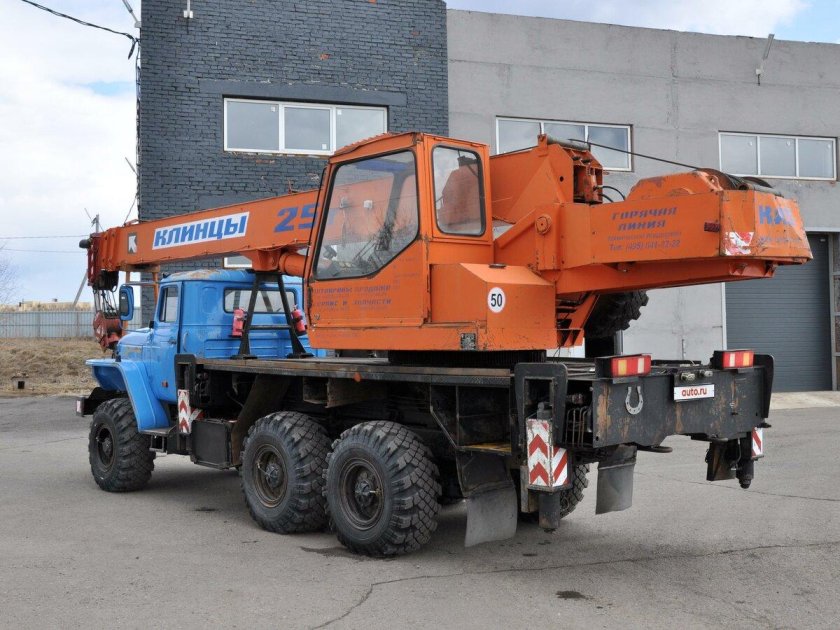 Автокран урал 55713-3к