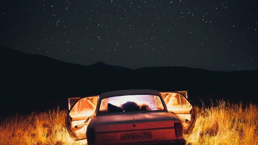 Машина ночью