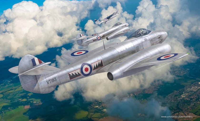 Gloster meteor iii 1:72 airfix