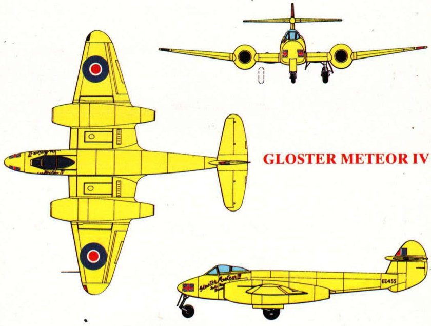 Gloster meteor самолет