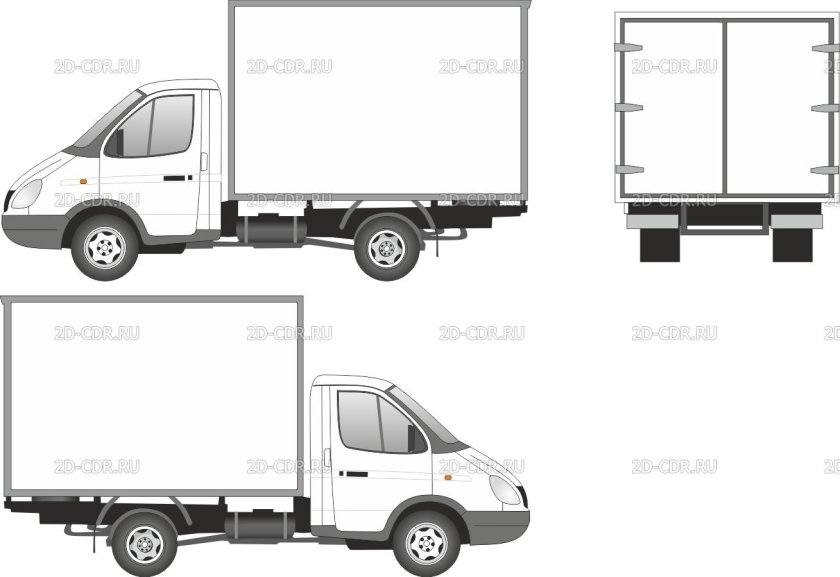 ГАЗ Газель (3302) изотермический фургон габариты