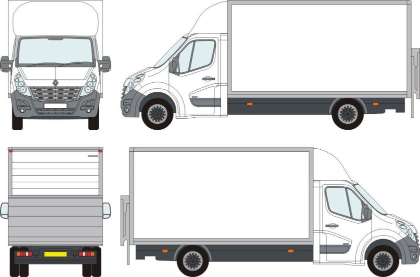 Форд Транзит будка габариты кузова