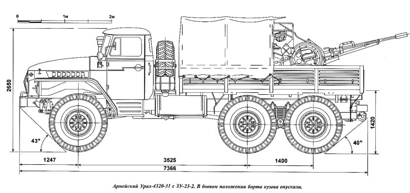Урал 4320 Blueprint