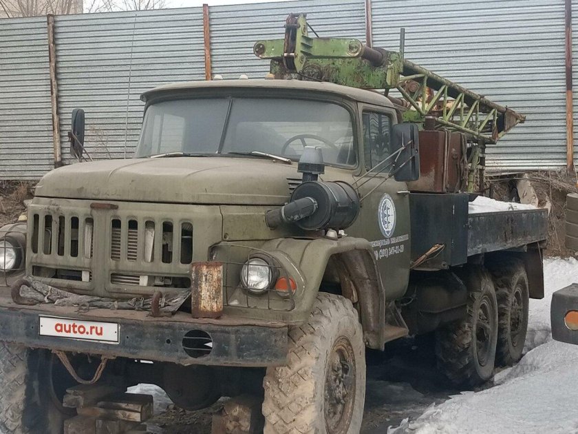 Габариты ЗИЛ 131 С буровой установкой