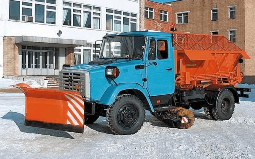 КДМ ЗИЛ 4331 пескоразбрасыватель