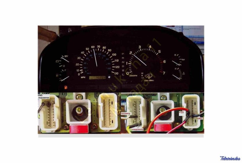 Панель приборов Лексус lx470