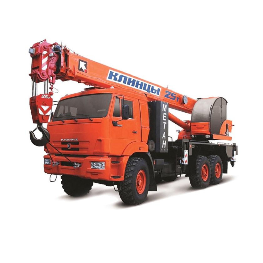 Автокран КАМАЗ- Клинцы-25 тн стрела 28м