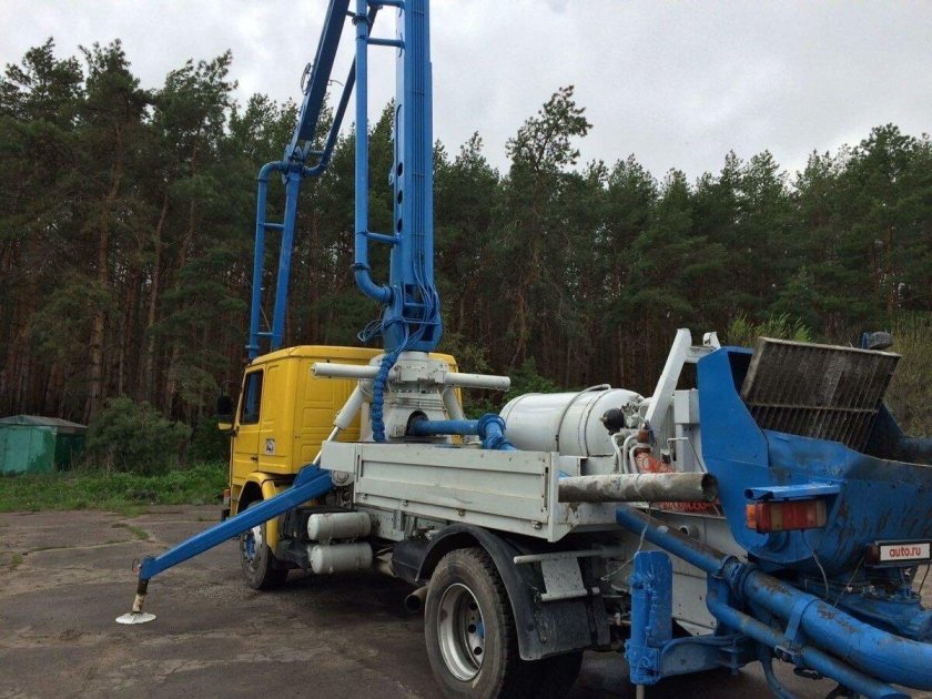 Бетононасос на базе Скания