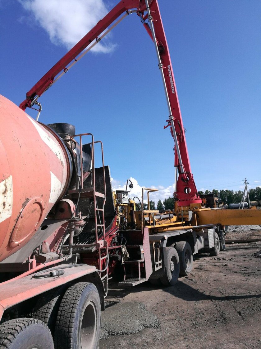 КАМАЗ автобетононасос миксер 32 м