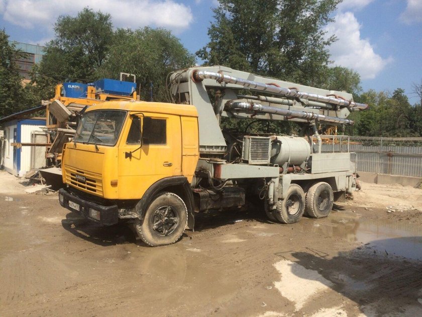 Бетононасос камаз