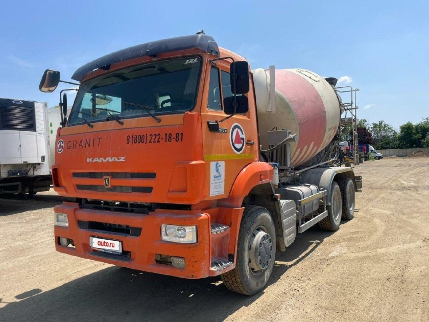 Автобетоносмеситель камаз 6520