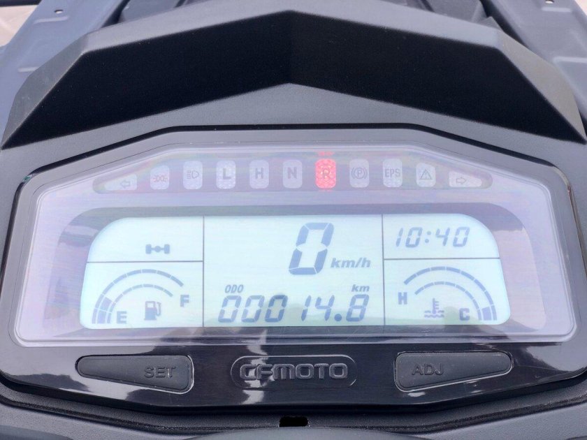 CF Moto x5 панель приборов