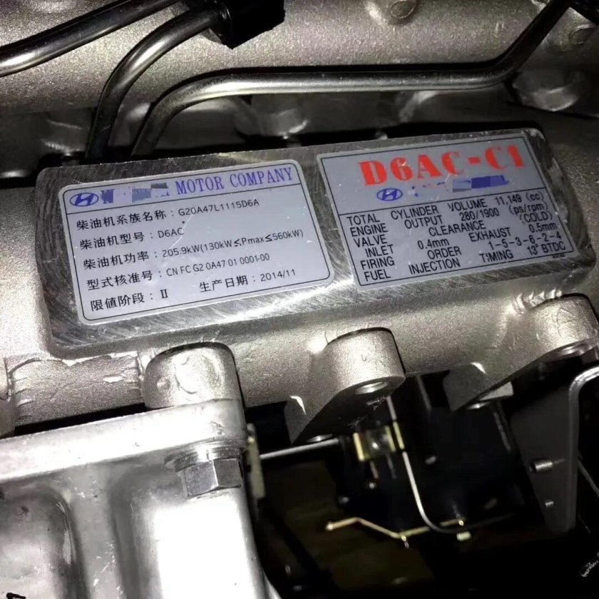 Двигатель Hyundai d6ac-c1