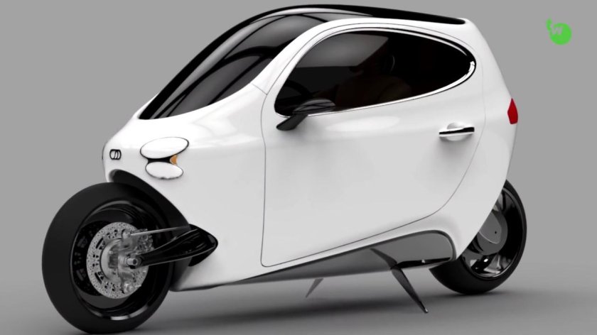 Мотоцикл с гироскопом Honda