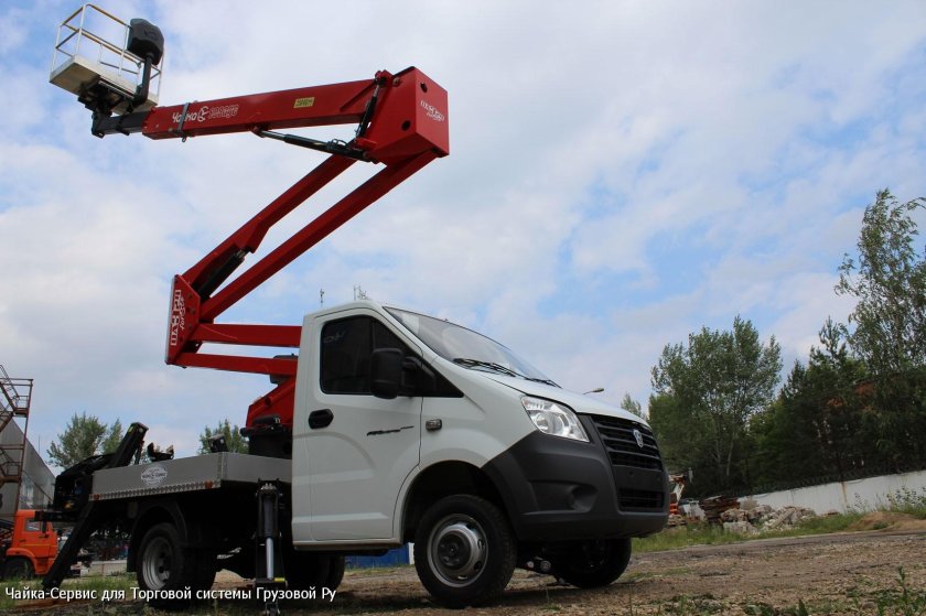 Автогидроподъемник Чайка-Socage da-324